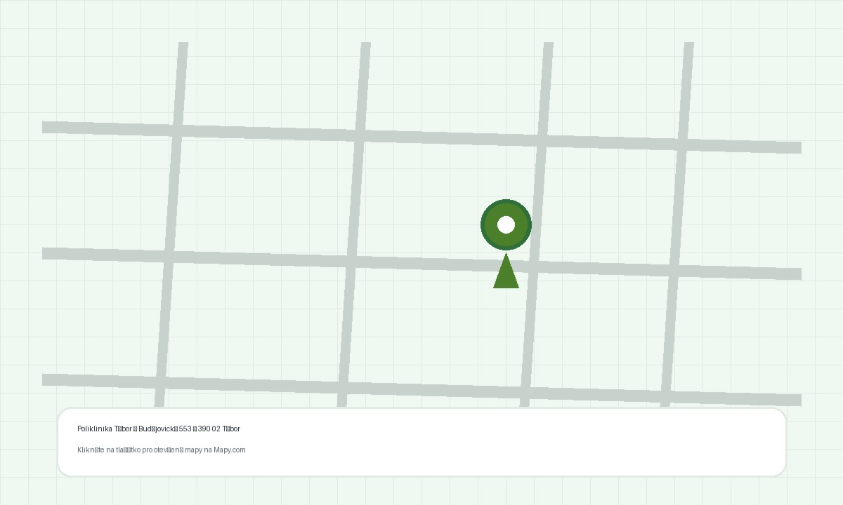 Mapa – Poliklinika Tábor